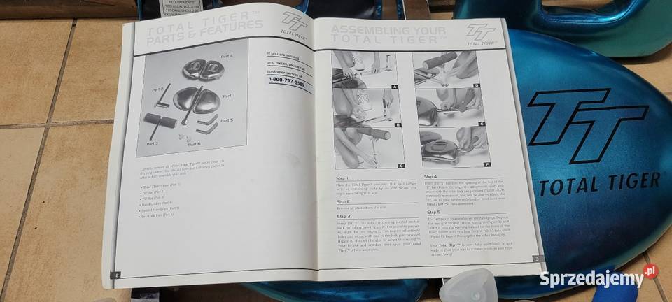 Przyzad do ćwiczenia mięśni Total Tiger Gdańsk