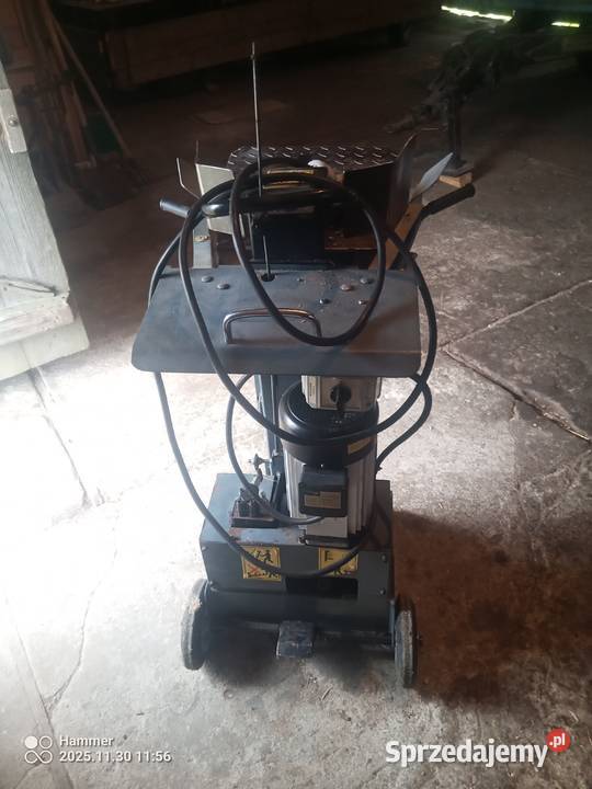 Łuparka pionowa hydrauliczna 10T 400V Leśnictwo lubelskie Radzyń Podlaski sprzedam