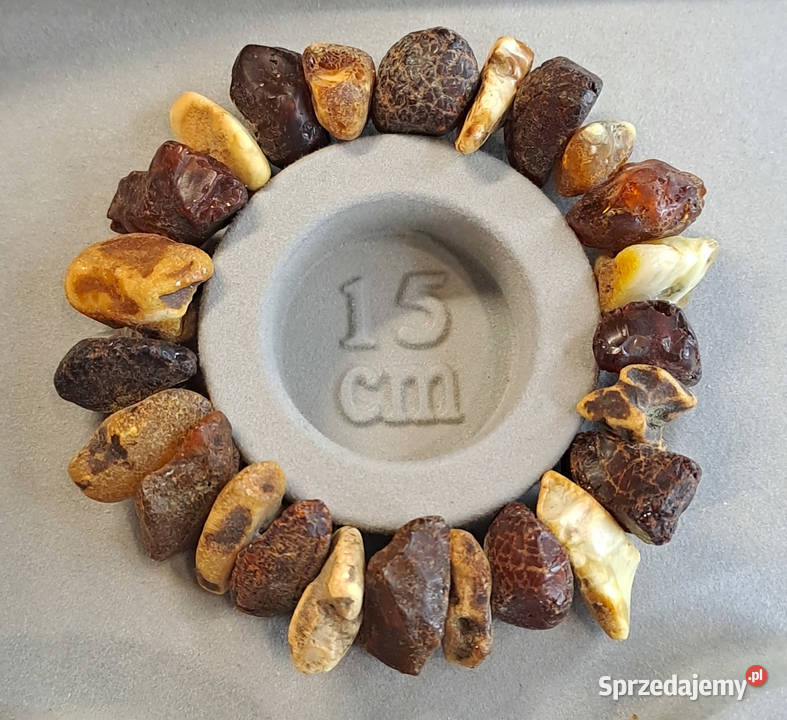 Bransoletka z bursztynu bursztyn bałtycki bryłki Warszawa