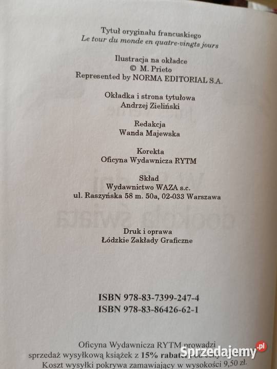 80 dni dookoła świata unikat okazy Księgarnia Warszawa