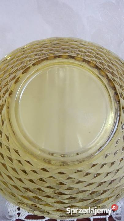 Salaterka duża stare szkło huta Prądniczanka Białystok