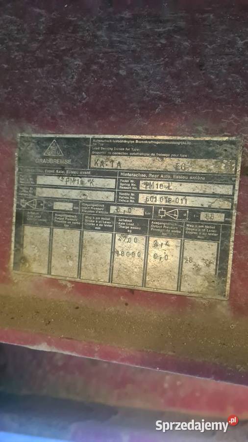 przyczepa wywrotka MUELLERMITTELTAL 18T Wywrotki Częstochowa sprzedam