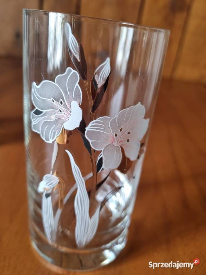 Szklanki w kwiaty 4 Warszawa