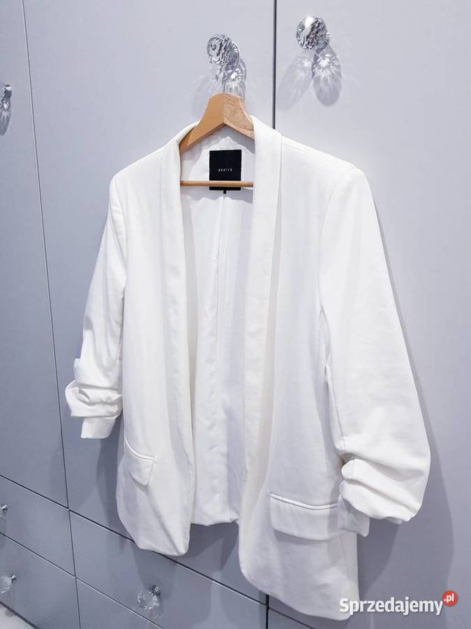 Damski biały żakiet marynarka Mohito Marynarki i żakiety Dąbrowa Górnicza