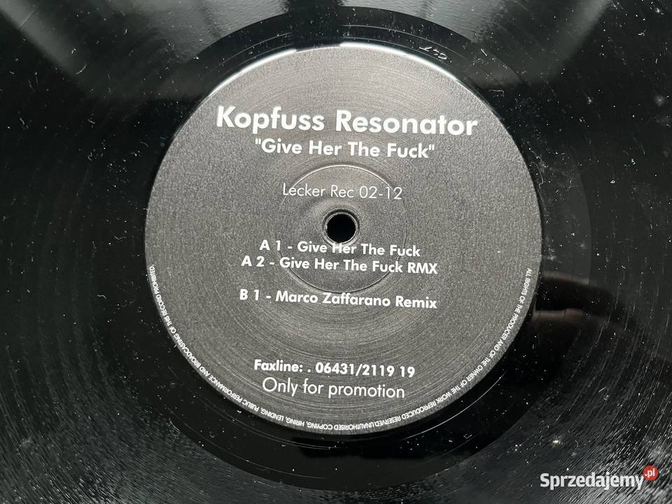 Kopfuss Resonator Give Her The F Techno Błażejowice