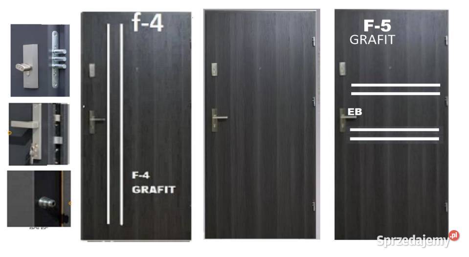 Drzwi ZEWNĘTRZNE wewnątrzklatkowe do mieszkania Kielce