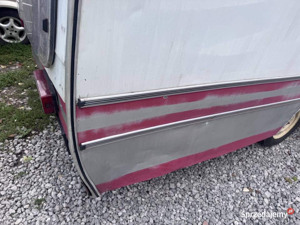 Przyczepa na działkę jako schowek kurnik mazowieckie Huta Mazowszańska