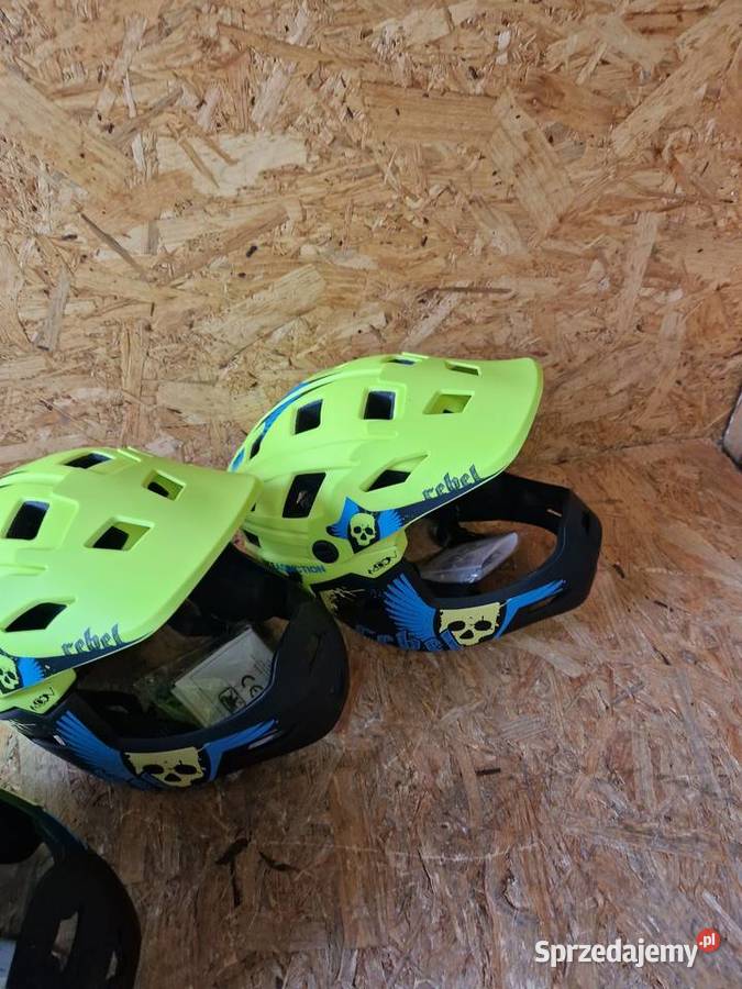 Kask rowerowy i na hulajnogę SBIKE Full Face wielkopolskie Głogowa