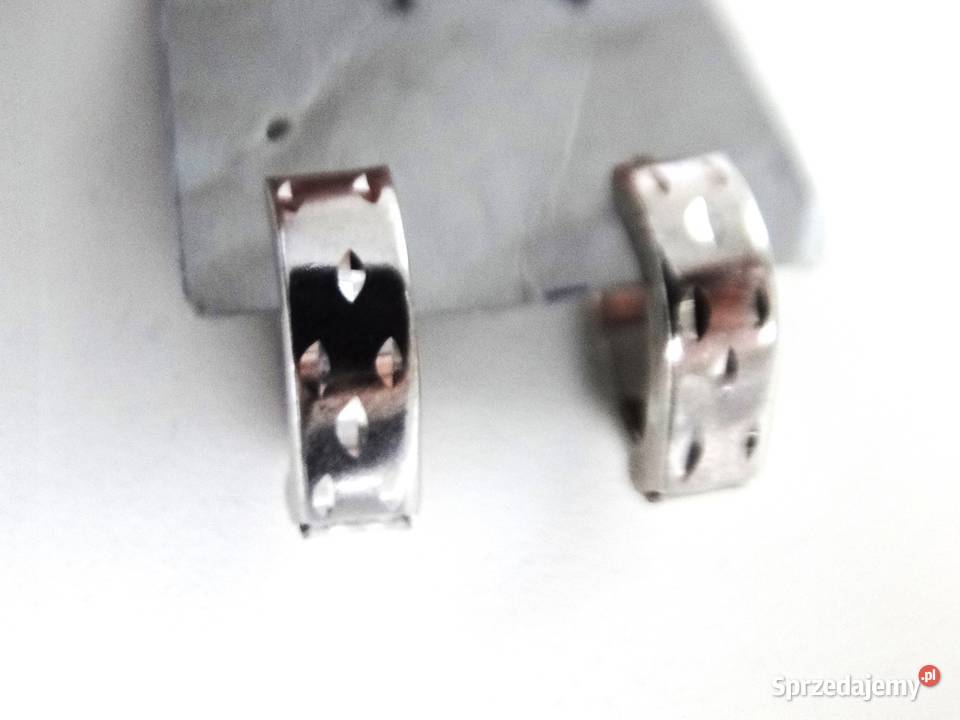 Śliczne solidne kolczyki srebro 925 Warszawa sprzedam