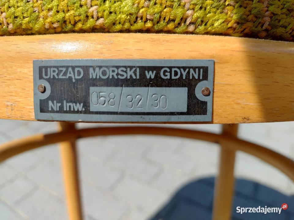 Krzesło PRL Thonet Fameg Radomsko lata 60 Urząd Gdynia sprzedam