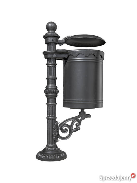 Kosz uliczny miejski parkowy żeliwny producent Gołdap sprzedam