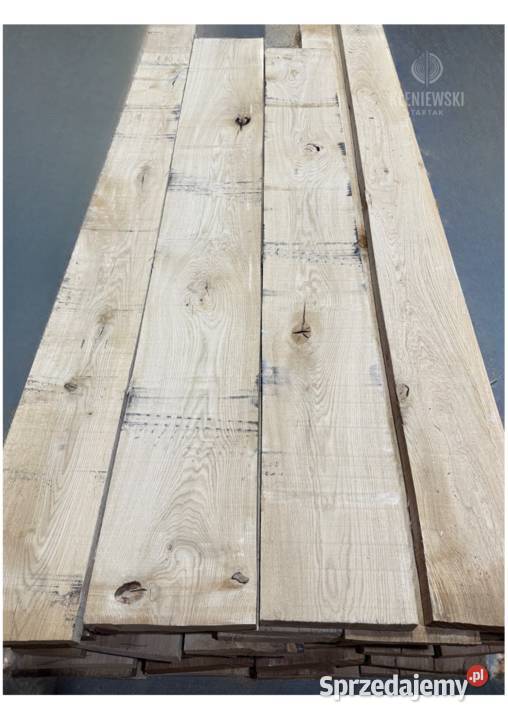 Tarcica dębowa sucha obrzynana III klasa KTE3 Adamów