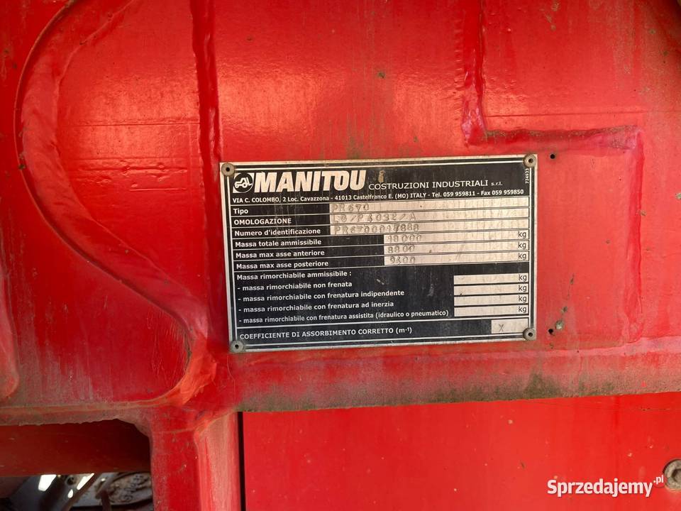 Manitou MRT 2540 Katowice sprzedam