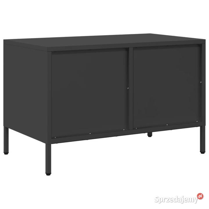 Szafka RTV czarna 68x39x435 stal walcowana na