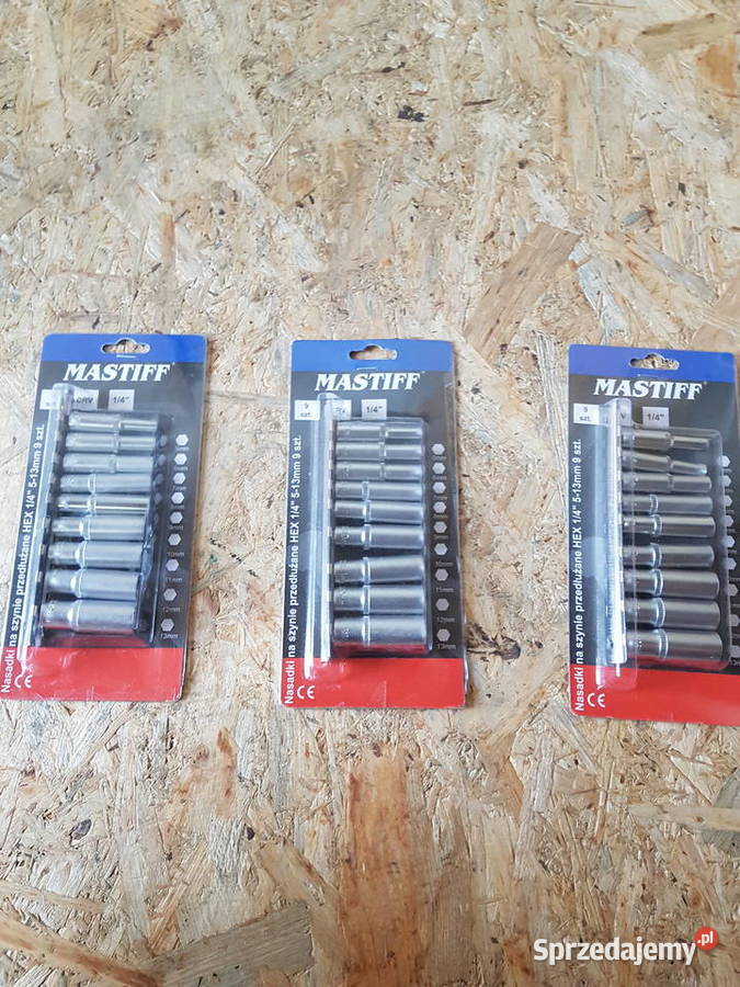 NASADKI 14 DŁUGIE 513mm 9 NA LISTWIE Ręczne