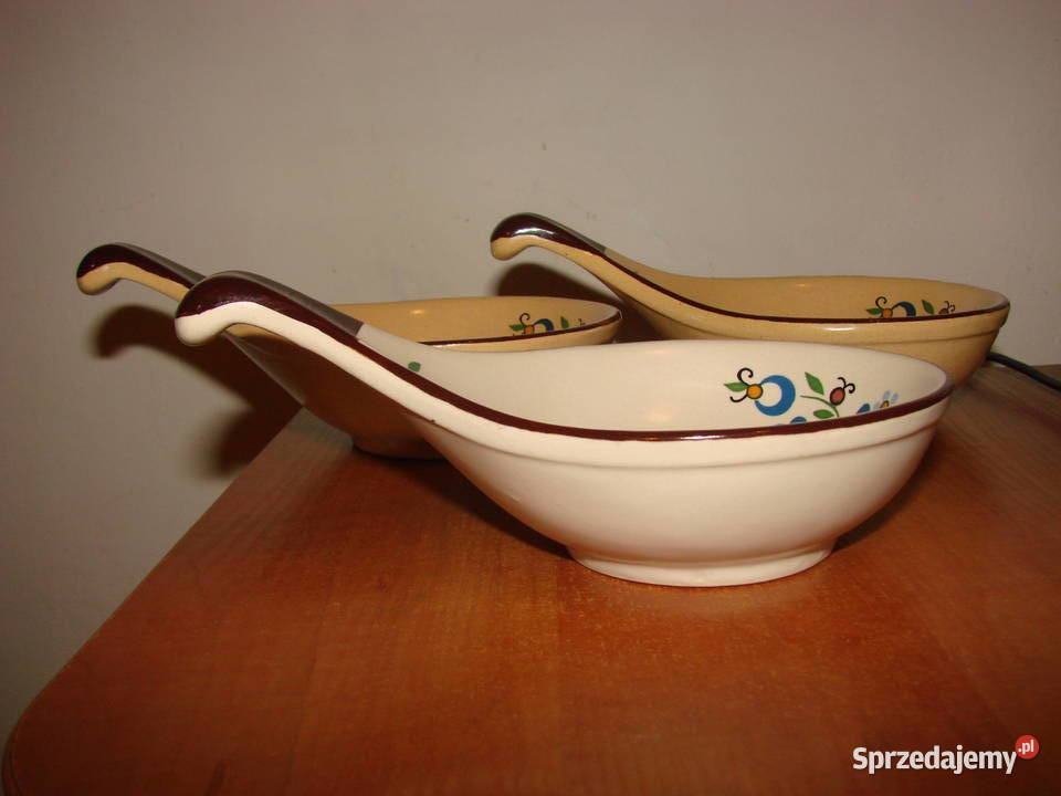 Bolesławiec wzór kaszubski kokilka PRL Pruszcz Gdański