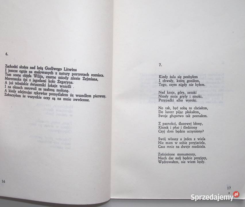 L Miłosz Miasto bez imienia Poezje Warszawa sprzedam