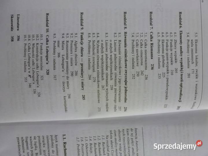 Analiza matematyczna Podręcznik ekonomistów