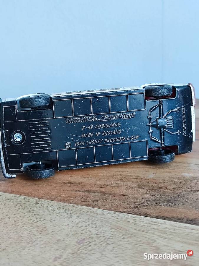 Matchbox Lesney Super Kings K49 Ambulance 1974 Matchbox opolskie Głuchołazy