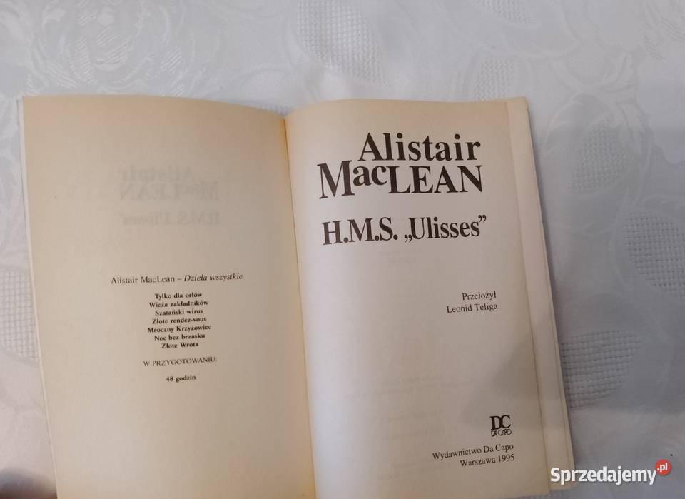 Książka HMS ULISSES Alistair MacLean I pełne thrillery, sensacyjne Kultura i Rozrywka