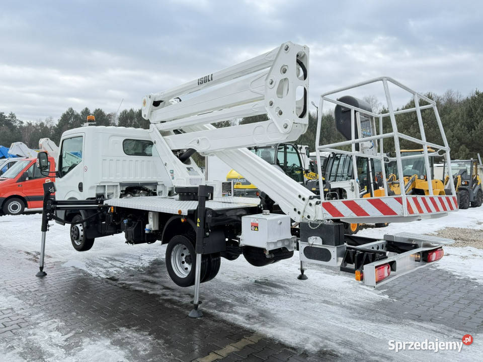 Nissan Cabstar Zwyżka Podnośnik Koszowy ISOLI Samochody dostawcze Widełki