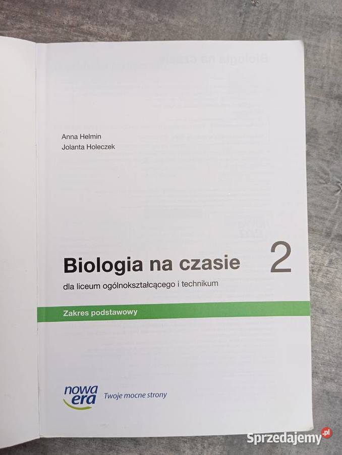 Sprzedam podręcznik biologia na czasie cz 2 wielkopolskie Mosina