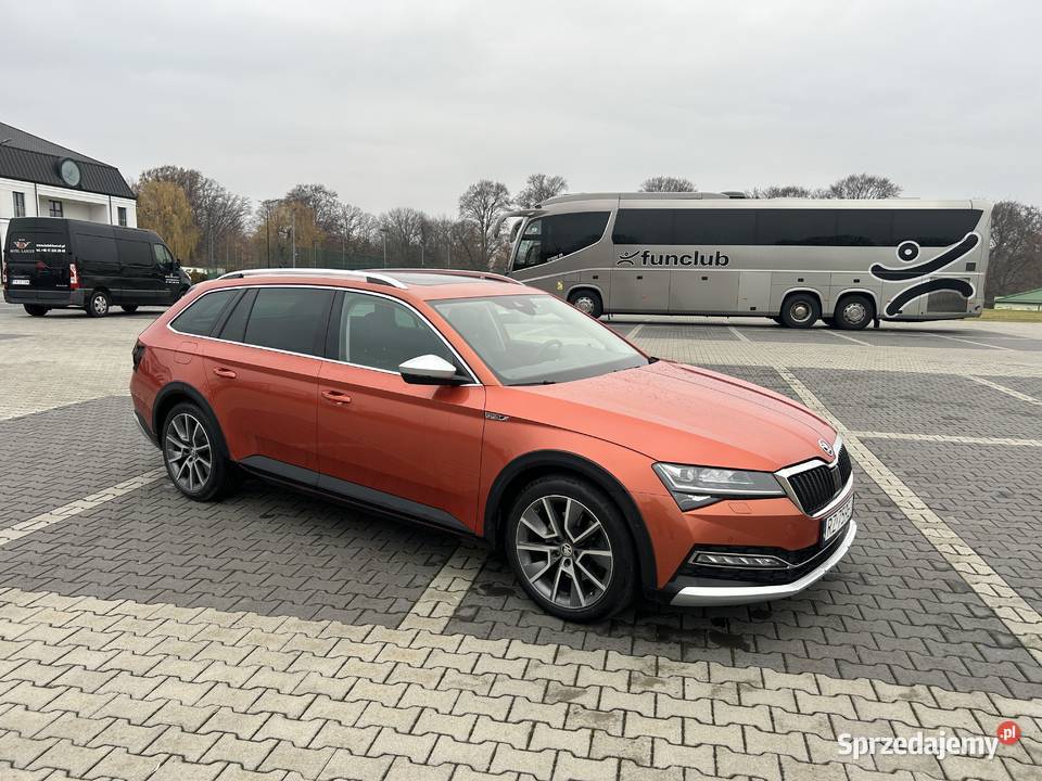 Skoda Superb 20 TDI SCR 4x4 Scout DSG nieuszkodzony Superb Łańcut