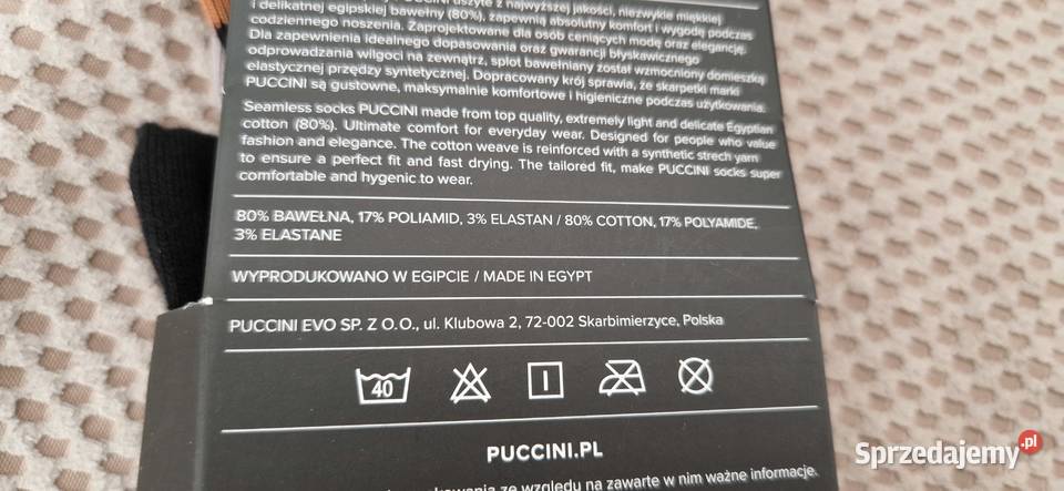 skarpety męskie zestaw 3 Puccini 3942 Kraków