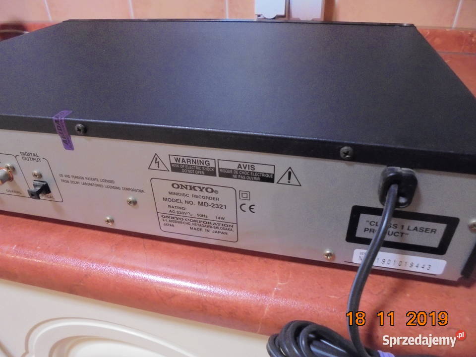 ONKYO MD2321 MiniDisc Stan Kolekcjonerski