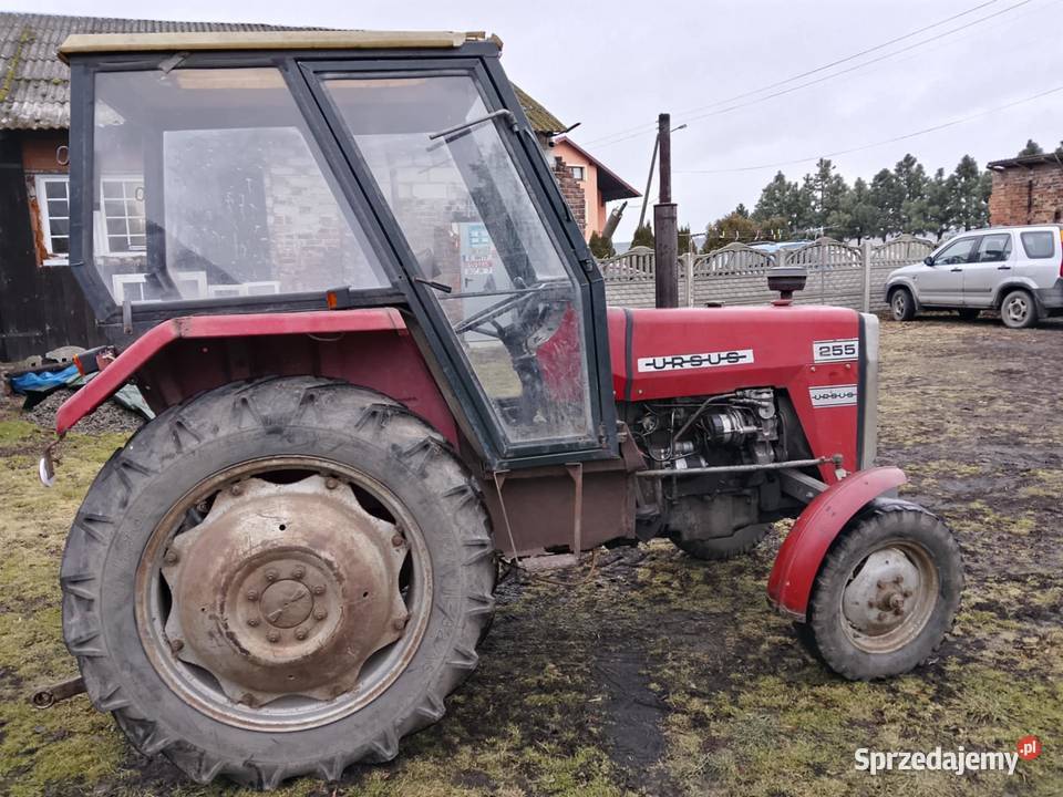 MF 255 Ursus z kabiną 1989 Uszkodzony nie