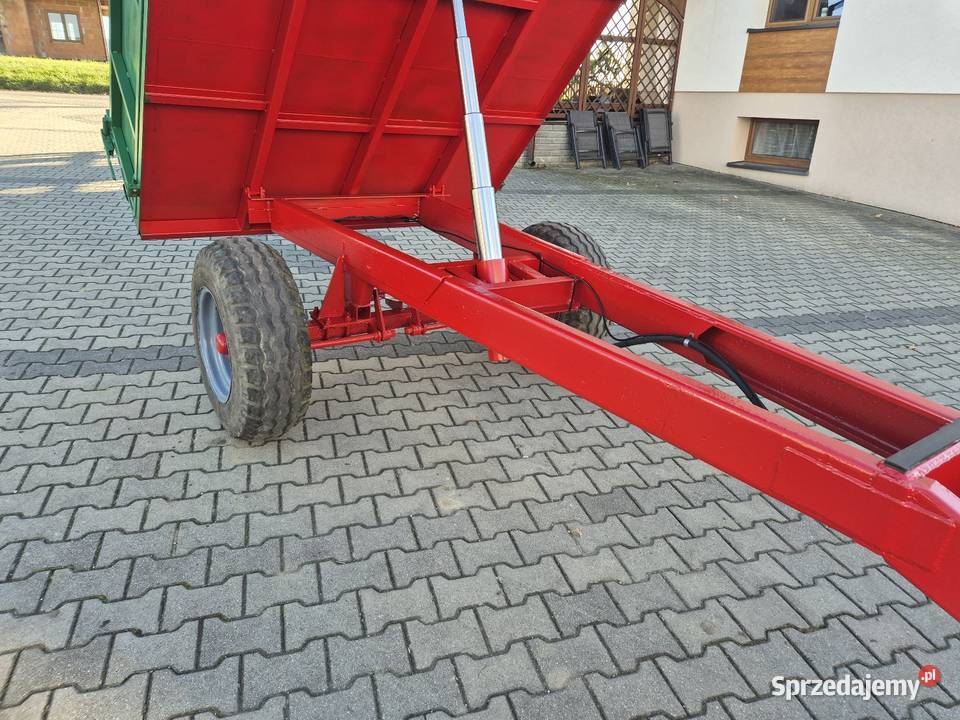 Przyczepa jednoosiowa wywrotka Przyczepy rolnicze Przyczepy rolnicze Kowale