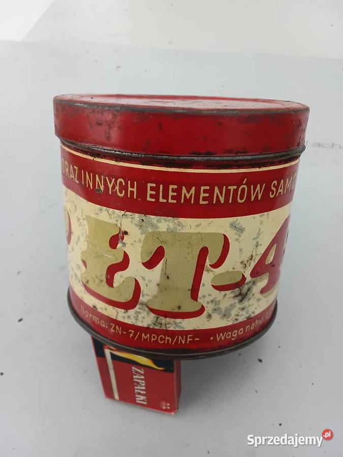PRL Fiat 125p Puszka smar ŁT43S2 warmińsko-mazurskie Milejewo sprzedam