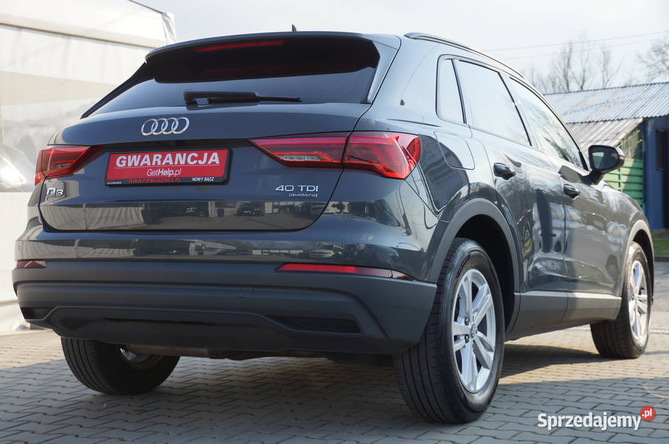 Audi Q3 20 TDI CR 190 4x4 STronic Kamera Full komputer pokładowy Nowy Sącz