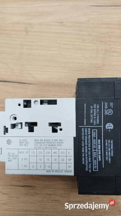 Zabezpieczenie silnika Moeller PKZ 2 Leśna