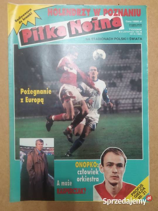Tygodnik Piłka Nożna rocznik 1993 Łódź