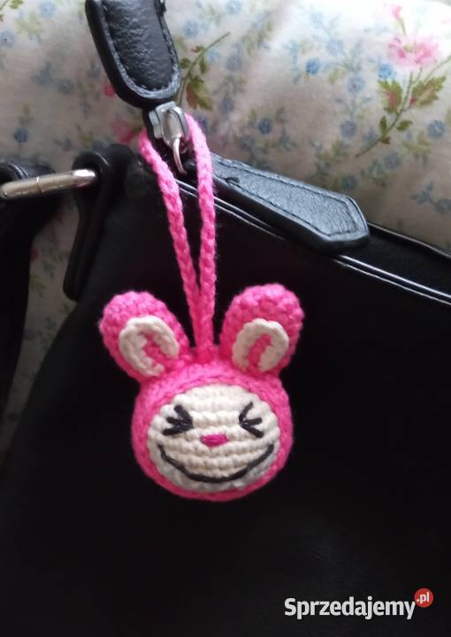 Labubu na szydełku brelok zawieszka łódzkie Łask sprzedam