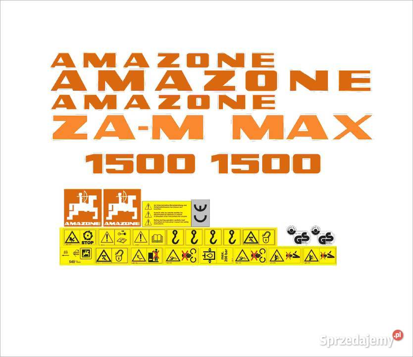 Amazone M 1500 Pozostałe Pozostałe