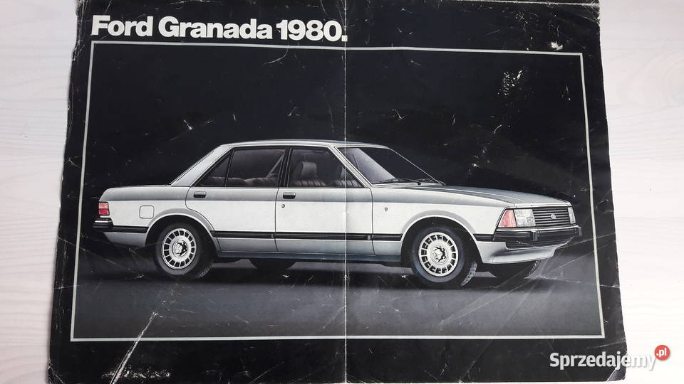 Prospekt rozkładowy Ford Granada 1980 Głuchołazy