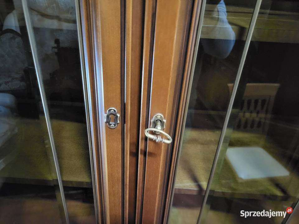 Piękny kredens bufet biblioteka serwantka orzech Kredensy i witryny Dom i Ogród Sypniewo