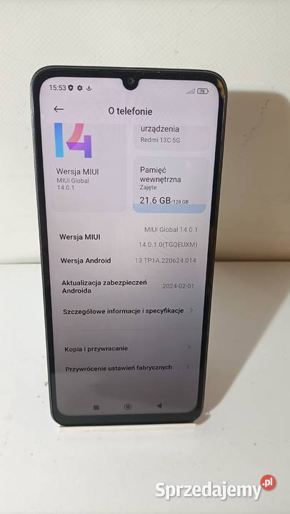 Smartfon XIAOMI Redmi 13C 5G 4128GB Katowice