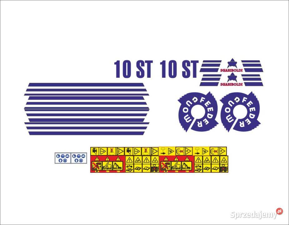Naklejki na paszowóz SCARIBOLDI ODPORNE Pleszew
