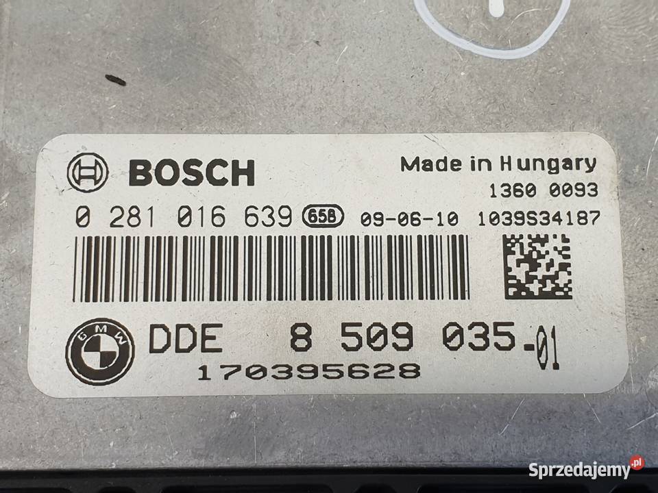 BMW X6 30 D STEROWNIK SILNIKA komputer