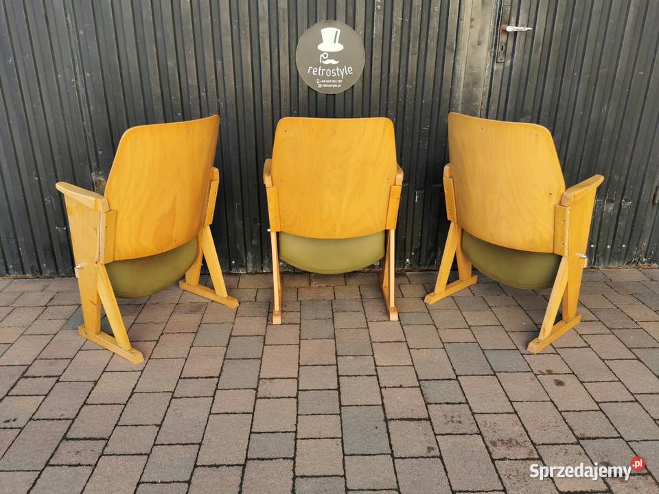 Fotel kinowy lata 60 Czechosłowacja PRL Vintage sprzedam