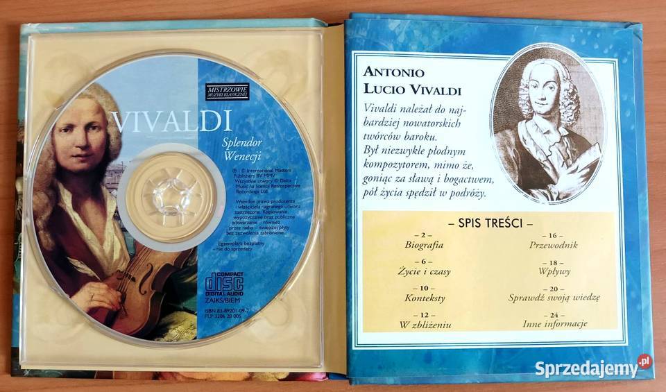 Vivaldi Splendor Wenecji CD Nowa Mistrzowie