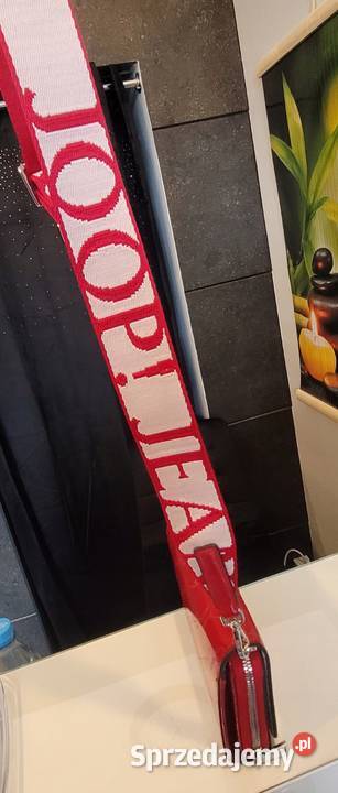 JOOP JEANS MAŁA TORBA TOREBKA NA PASKU Z GRAFIKĄ Kalisz