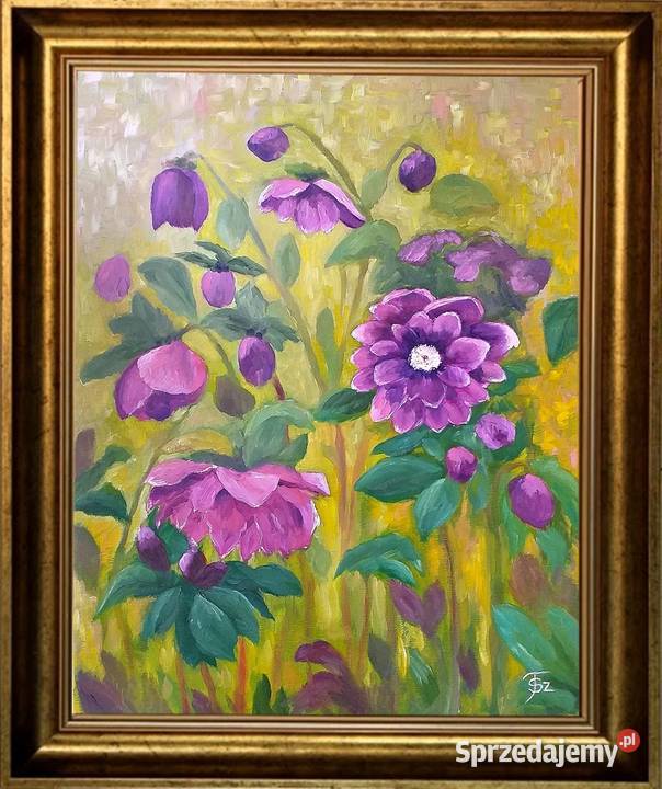 Obraz olejny Ciemierniki lubelskie Lublin