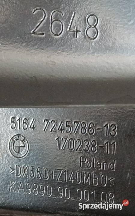 BMW 1 F20 F21 2 F22 3 F30 WZMOCNIENIE MOCOWANIE osobowe wielkopolskie Pleszew