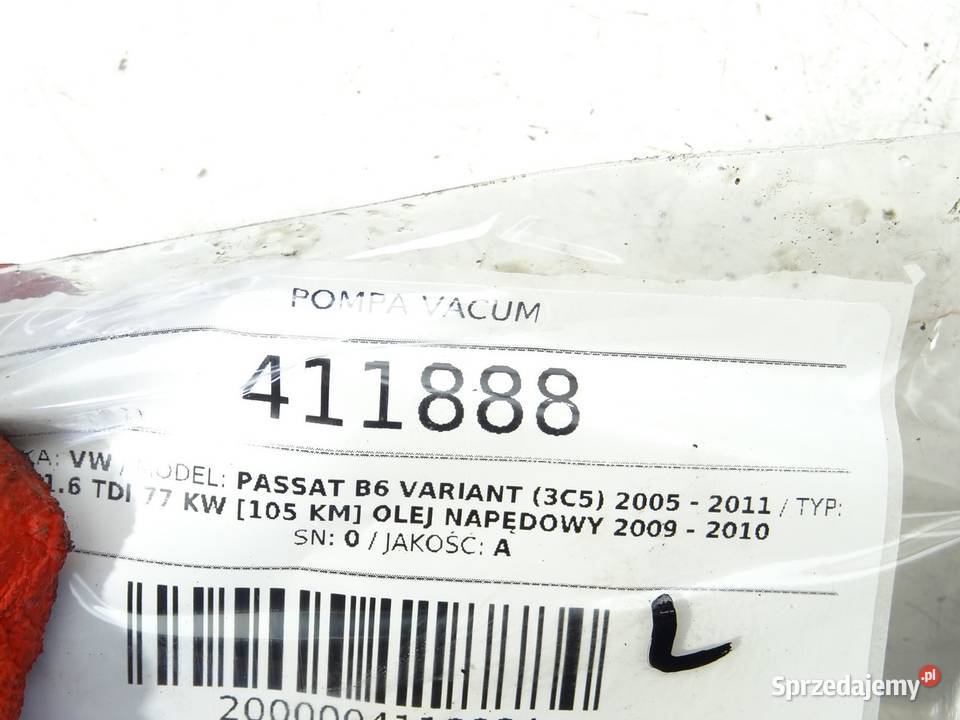 POMPA VACUM VW PASSAT B6 16 105 0511