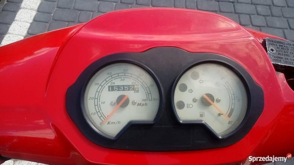 Skuter Zipp steed 50 Tanio czerwony