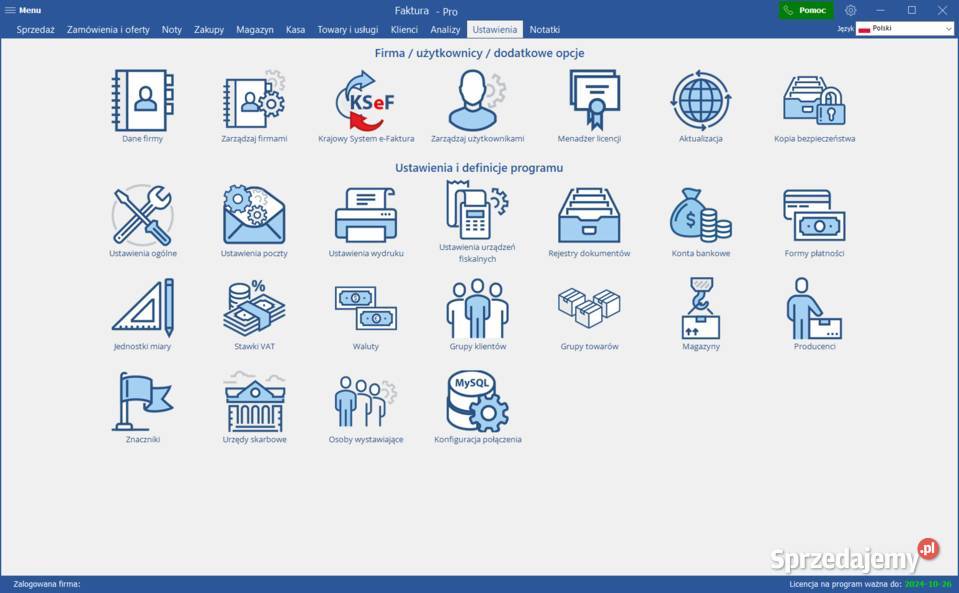 Faktura Pro faktury z magazynem i KSeF Łódź